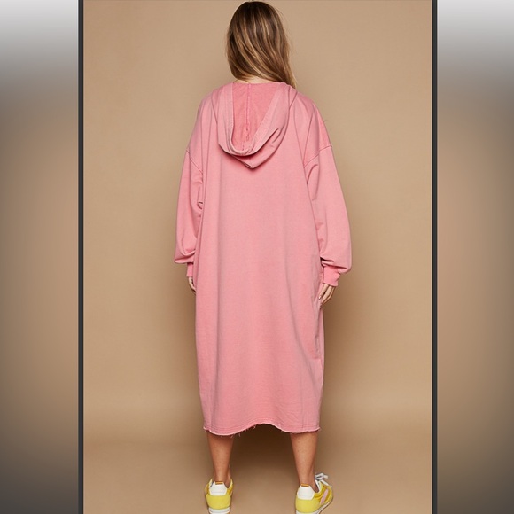 11 $38 start 1 left ❤️POL VINTAGE WASHED HOODED DRESS - Picture 3 of 5